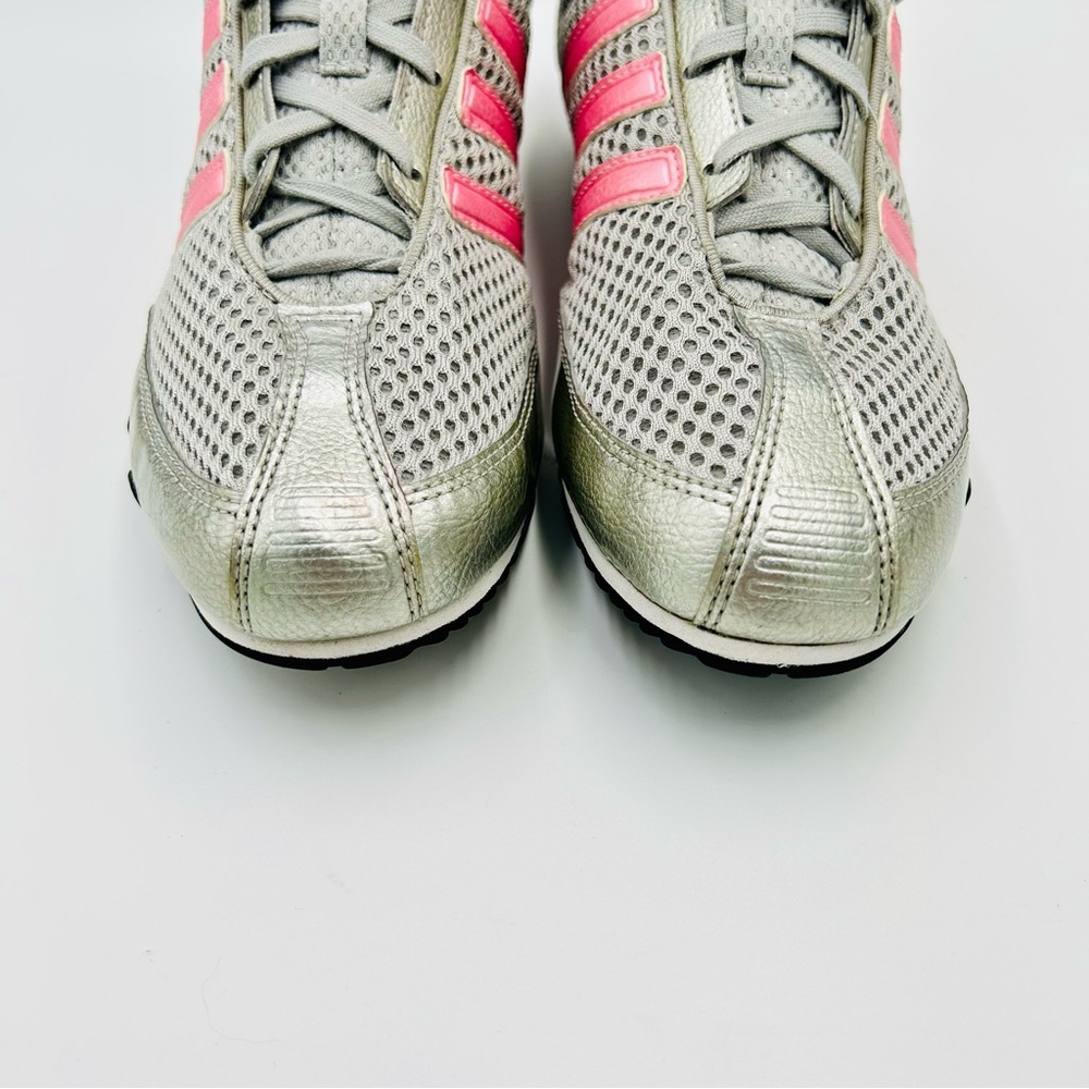Adidas shoes CC Ride Trainers Pink Gray Silver running workout Women Size 9.5 - Picture 7 of 10